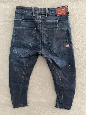 G STAR RAW Type C Loose 3D Tapered sz 24 Length 30 Italy RARE